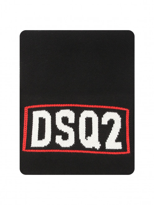 Шарф из смешанной шерсти с логотипом Dsquared2 - Общий вид