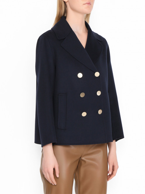 Полупальто из шерсти Max Mara - МодельВерхНиз