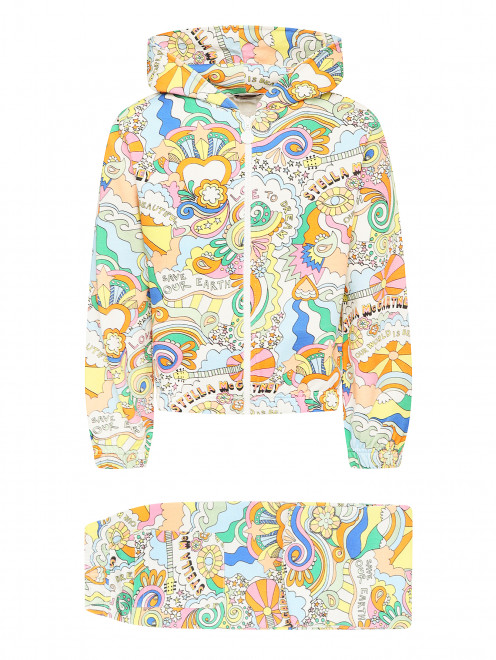 Трикотажный костюм с брюками Stella McCartney kids - Общий вид