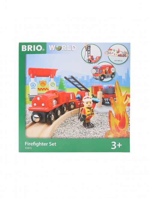 Игровой набор ж/д "Пожарная станция" BRIO - Общий вид