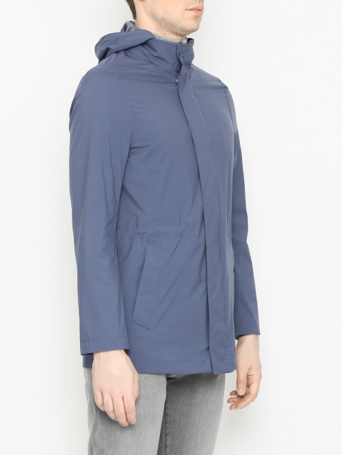 Ветровка на скрытой кулиске с капюшоном Doriani Cashmere - МодельВерхНиз