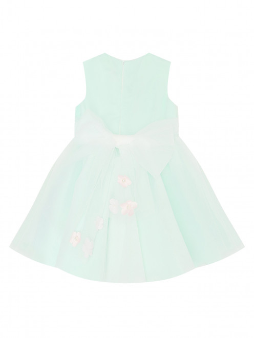 Платье из фатина декорированное поясом с цветами Baby A - Обтравка1