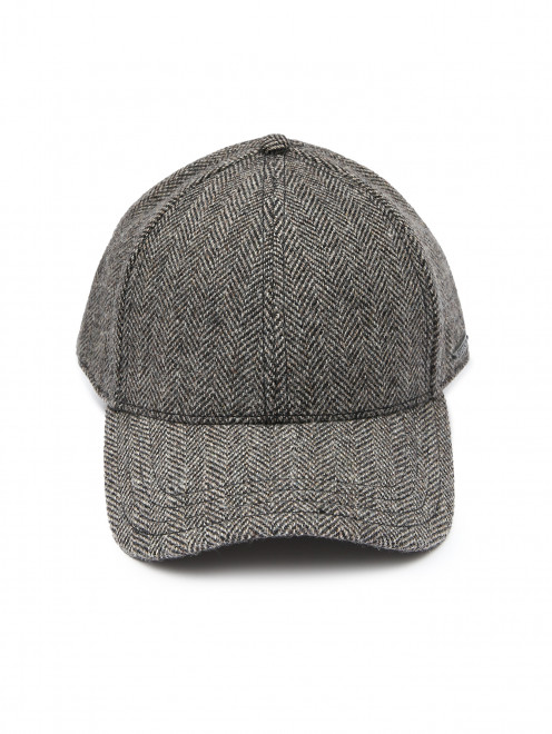 Бейсболка из шерсти с узором Stetson - Общий вид