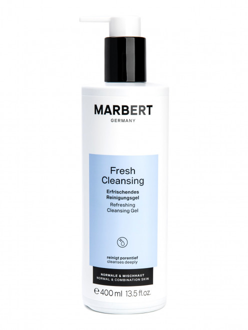 Очищающий гель для нормальной и комбинированной кожи лица Fresh Cleansing Gel, 400 мл Marbert - Общий вид