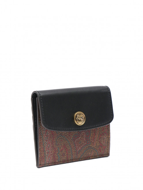 Кошелек из кожи с узором Etro - Обтравка1