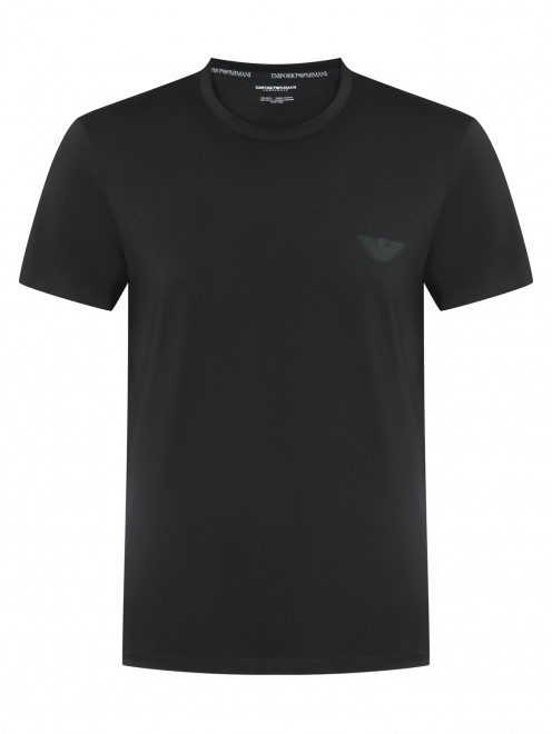 Базовая футболка из хлопка Emporio Armani - Общий вид