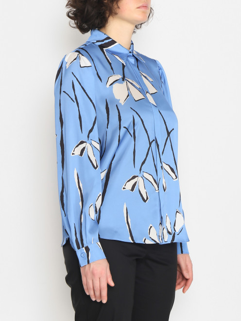 Блуза с узором на пуговицах Persona by Marina Rinaldi - МодельВерхНиз