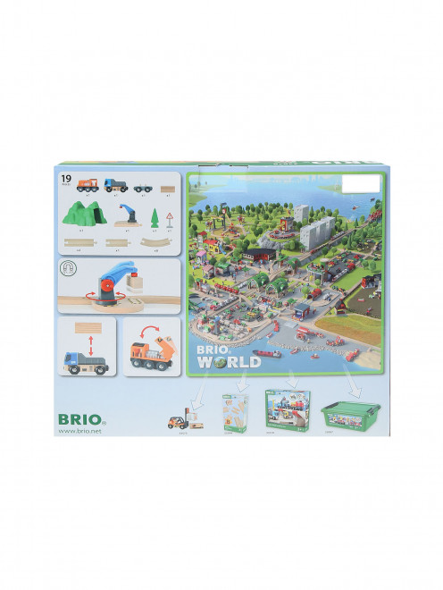 Погрузо-разгрузочный Ж/д набор BRIO - Общий вид