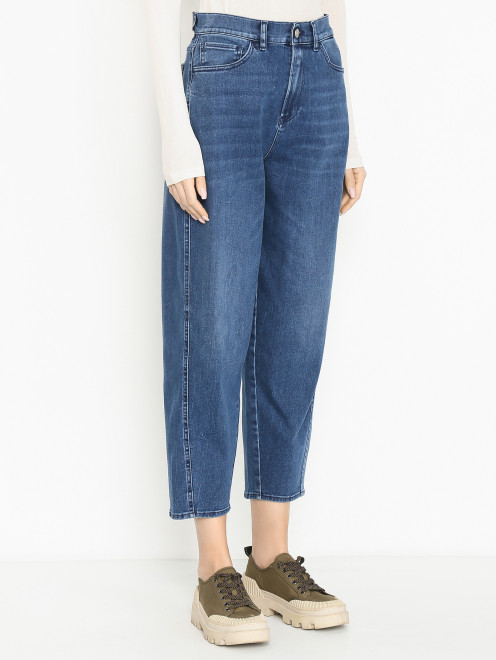 Укороченные джинсы из темного денима 3x1 - МодельВерхНиз