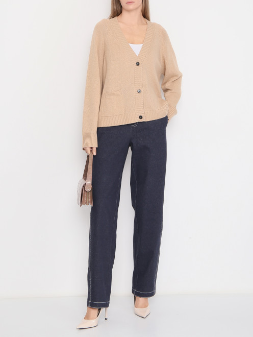 Джинсы с эластаном Max Mara - МодельОбщийВид