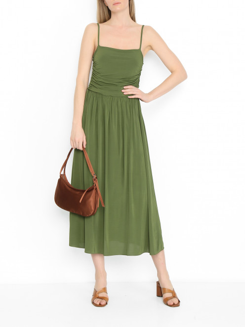 Платье-макси на тонких бретелях Weekend Max Mara - МодельОбщийВид