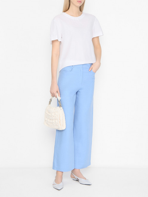 Брюки из льна Max Mara - МодельОбщийВид