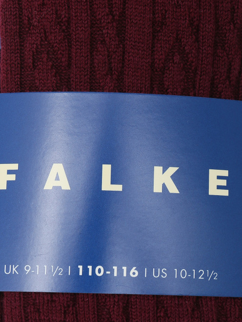 Однотонные колготки из шерсти и хлопка Falke - Деталь