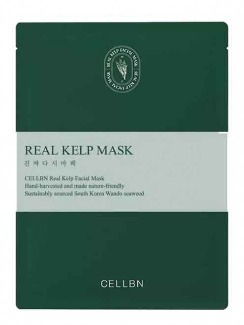 Маска для лица из натуральной ламинарии Real Kelp Facial Mask Cellbn - Общий вид