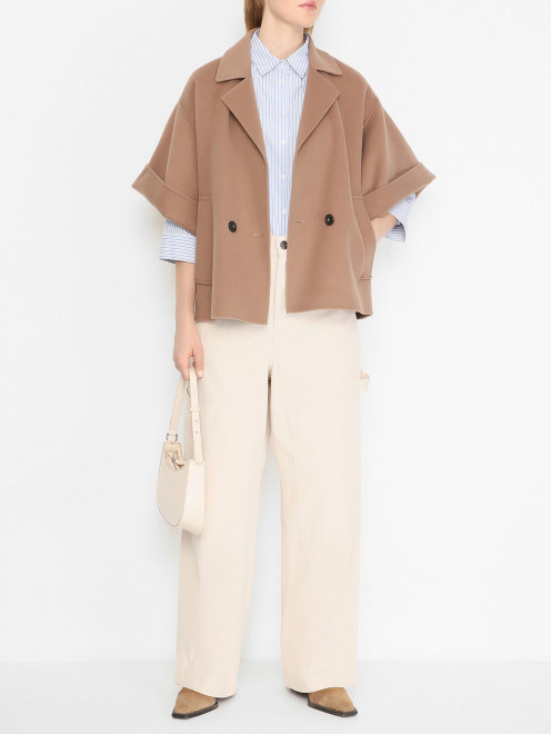 Полупальто из шерсти  Weekend Max Mara - МодельОбщийВид