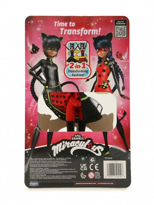 Кукла леди баг в крутящемся платье Playmates Toys - Обтравка1