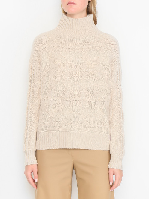 Свитер из шерсти крупной вязки Max Mara - МодельВерхНиз