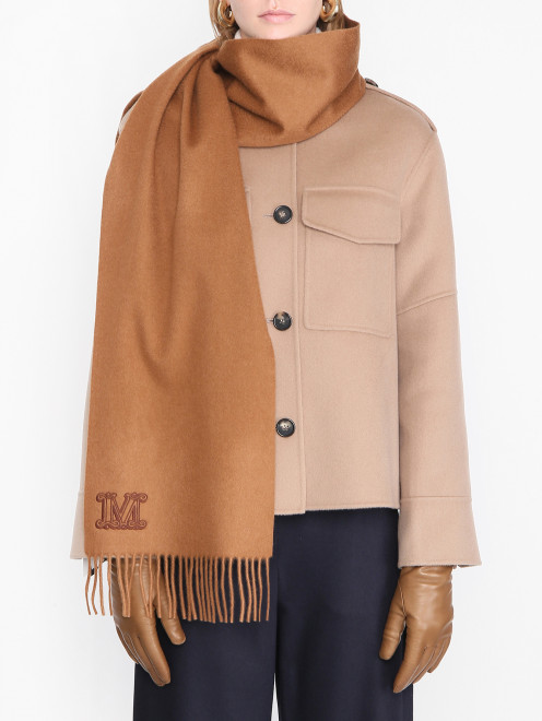 Однотонный шарф из кашемира Max Mara - МодельОбщийВид