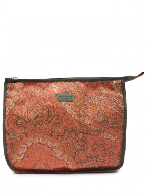Косметичка из хлопка на молнии Etro - Общий вид