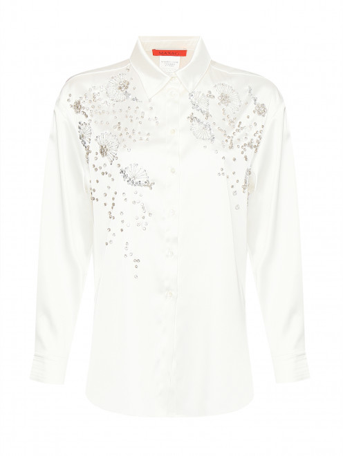 Блуза декорированная камнями и бисером Max&Co - Общий вид