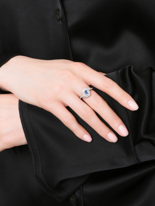 Кольцо с бриллиантами Le Gioie - МодельВерхНиз