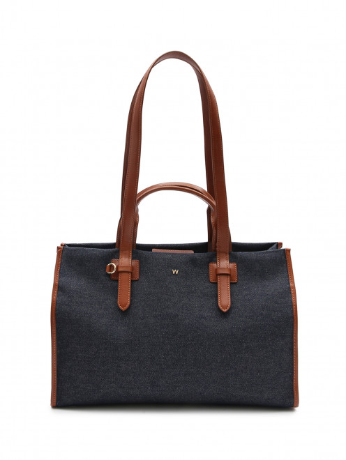 Комбинированная сумка из денима Weekend Max Mara - Общий вид