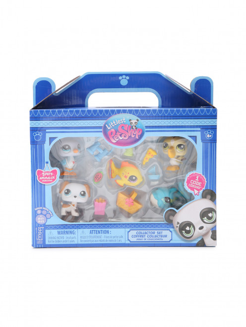 Игровой набор "Пляж" пять фигурок мини-животных с аксессуарами Littlest Pet shop - Общий вид