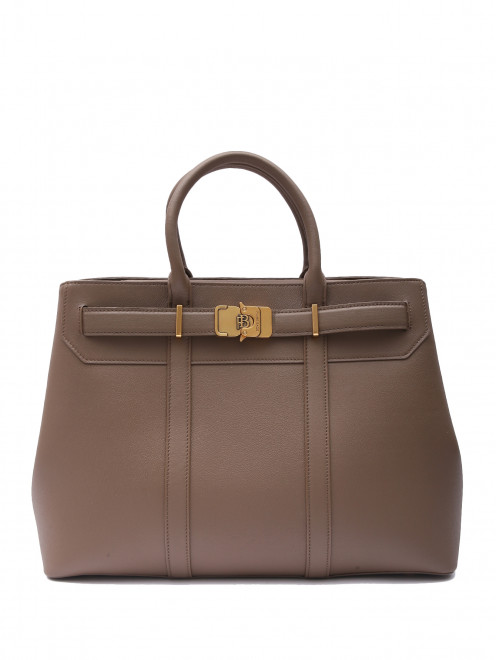 Однотонная кожаная сумка Fiore bags - Общий вид