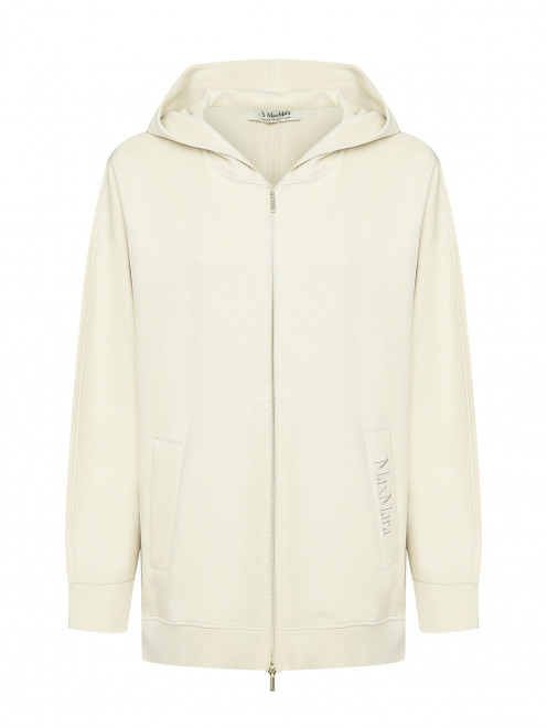 Удлиненная толстовка на молнии Max Mara - Общий вид