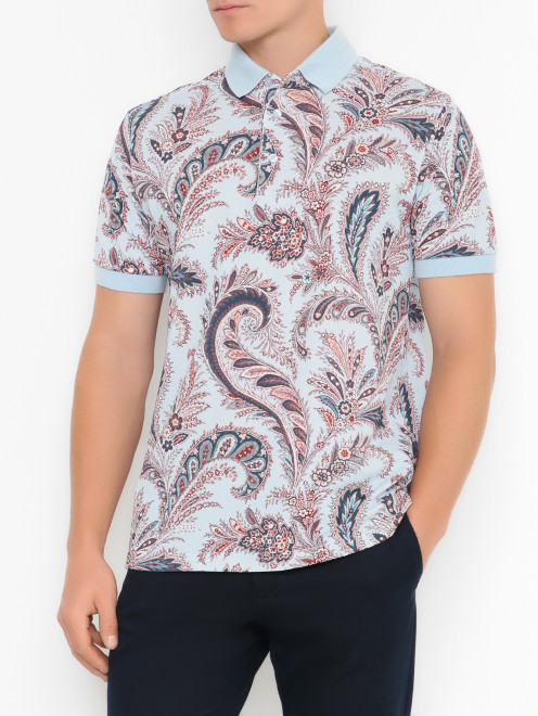 Хлопковое поло Etro - МодельВерхНиз