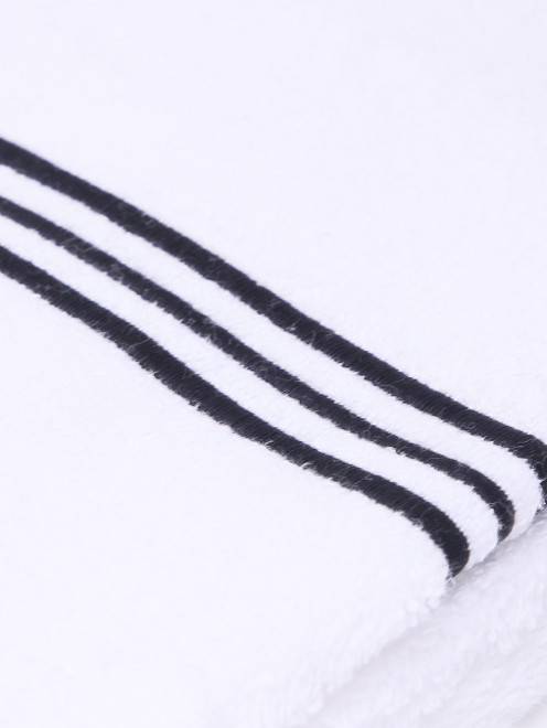Полотенце из хлопка однотонное с вышивкой Frette - Деталь