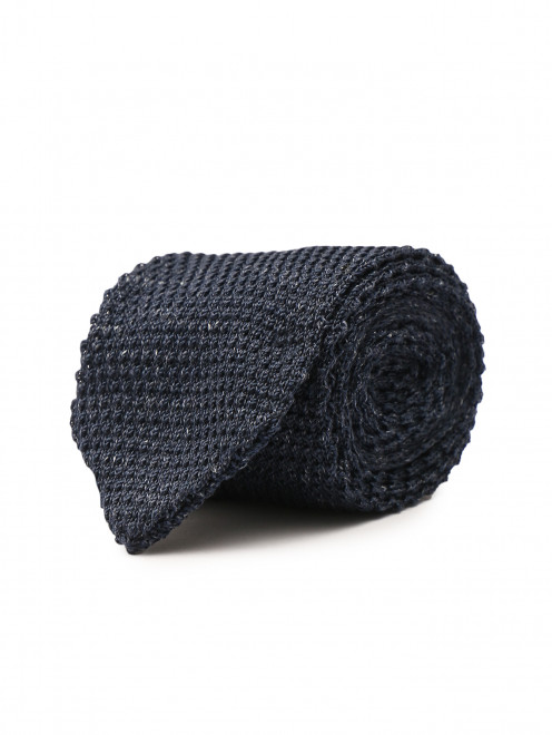 Трикотажный галстук из льна и шелка Eleventy - Общий вид