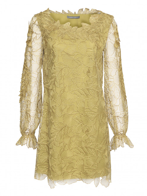 Платье свободного кроя с вышивкой Alberta Ferretti - Общий вид