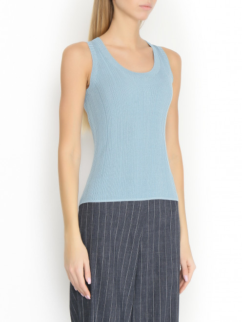 Базовый топ в рубчик Weekend Max Mara - МодельВерхНиз
