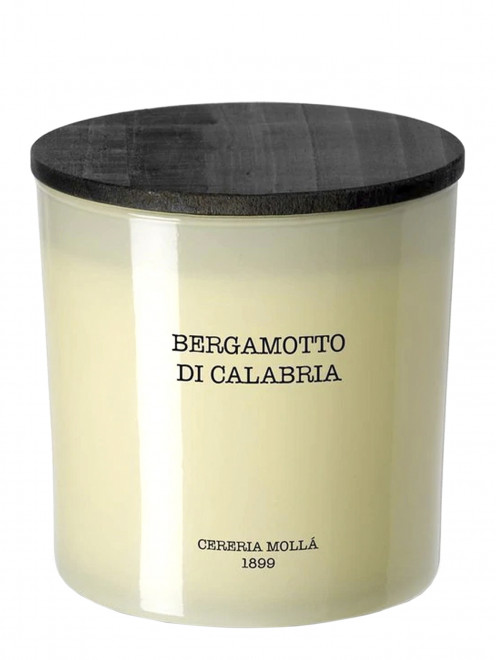 Свеча Bergamotto di Calabria XL, 3 фитиля, 600 г Cereria Molla 1889 - Общий вид