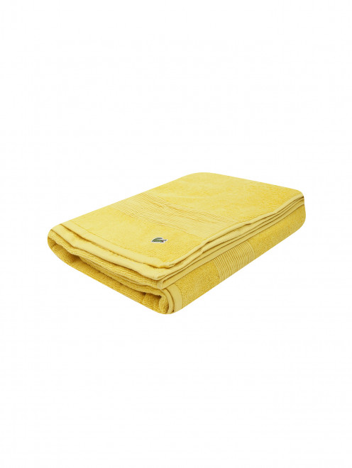 Махровое полотенце с логотипом Lacoste - Общий вид