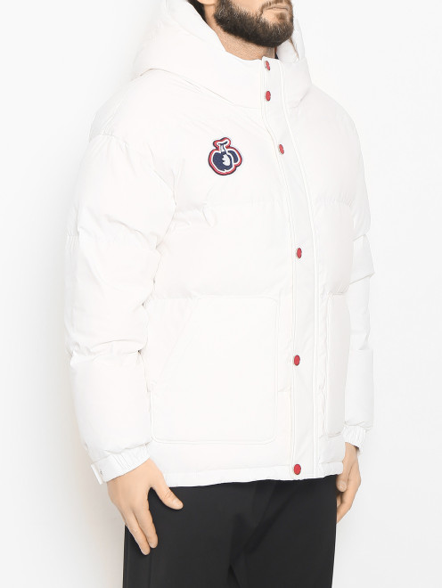 Пуховая куртка с капюшоном BOSCO - МодельВерхНиз