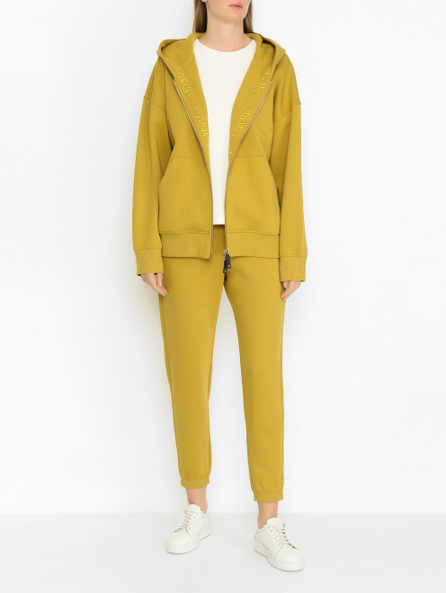 Трикотажные брюки-джоггеры Max Mara - МодельОбщийВид