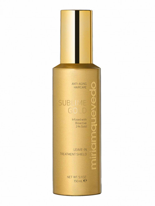 Восстанавливающая несмываемая золотая сыворотка Sublime Gold Leave-In Treatment Shield, 150 мл Miriamquevedo - Общий вид