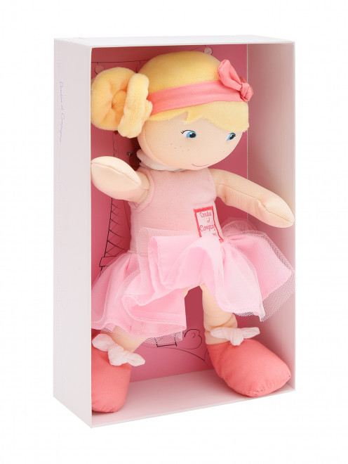 Кукла из текстиля в платье DouDou et Compagnie - Обтравка1