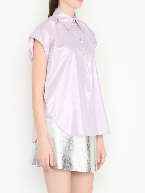 Блуза свободного кроя с короткими рукавами PINKO - МодельВерхНиз