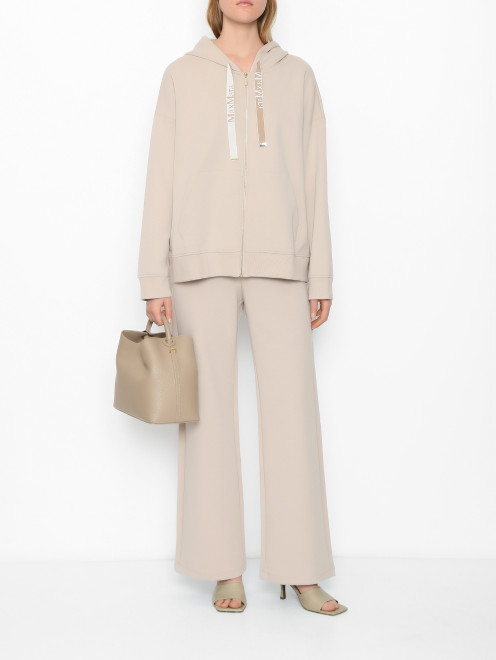 Трикотажные брюки на резинке Max Mara - МодельОбщийВид