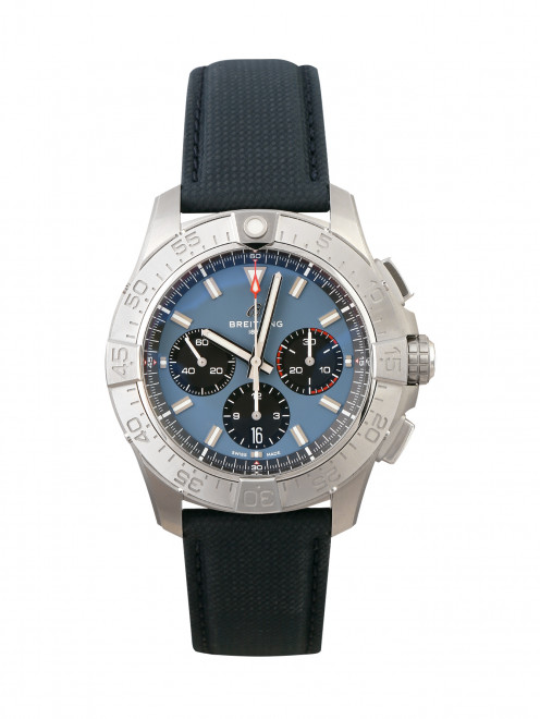 Часы с автоподзаводом на ремне из кожи и текстиля  Breitling - Общий вид