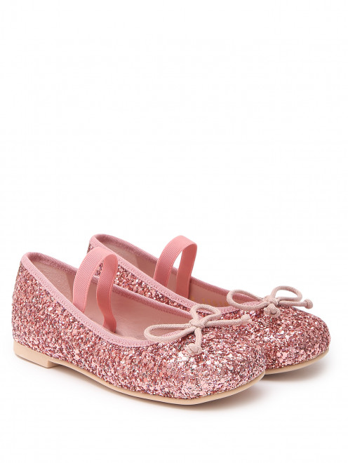 Туфли с пайетками декорированные бантом Pretty Ballerinas - Общий вид