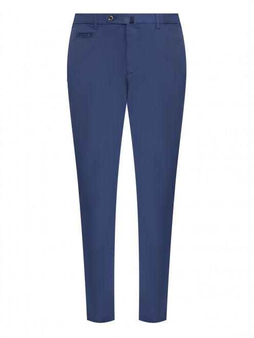 Брюки однотонные из хлопка Doriani Cashmere - Общий вид