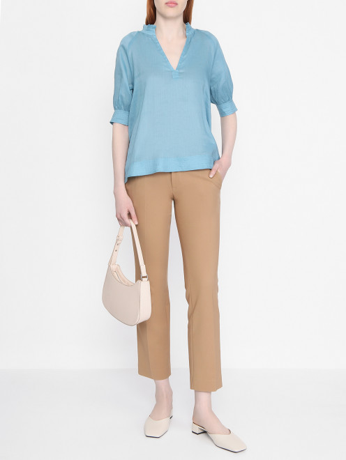 Легкая блузка с топом Max Mara - МодельОбщийВид
