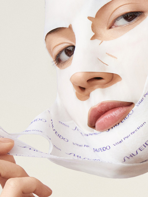 SHISEIDO Vital Perfection Моделирующая маска для лифтинга и сияния кожи 6 шт х 2 Shiseido - Обтравка1