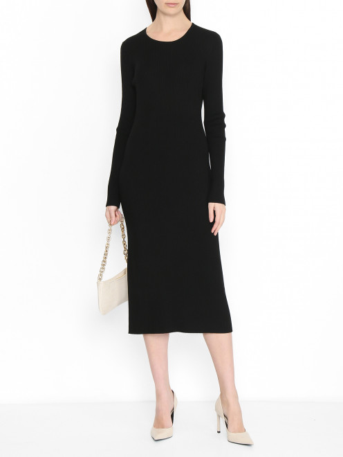 Трикотажное платье с круглым вырезом Weekend Max Mara - МодельОбщийВид