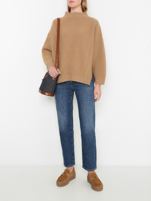 Свитер из шерсти в крупную вязку Weekend Max Mara - МодельОбщийВид