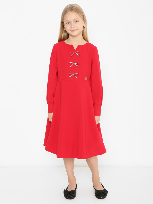 Платье с бантами и стразами Elie Saab - МодельОбщийВид